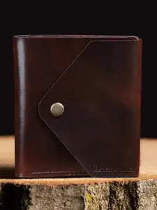 LOUIS STITCH Men Handcrafted Leather Two Fold Wallet