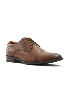 ALDO Solid Men Textured Formal Derbys