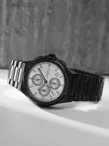 French Connection Men Dial & Stainless Steel Bracelet Style Straps Analogue Watch FCH02BM