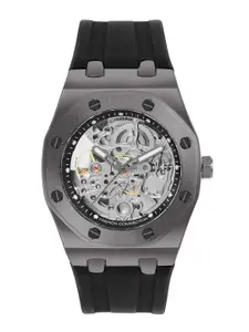 French Connection Men Skeleton Dial & Straps Analogue Automatic Watch FCK2B