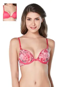 Amante Printed Padded Wired Summer Switch Reversible T-Shirt Bra BRA28901