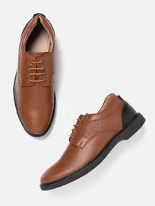 Carlton London Men Textured Formal Derbys