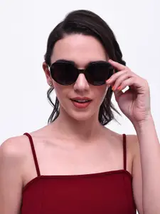 HAMILTANO WINSTON Women Round Sunglasses with UV Protected Lens