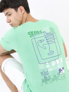 HIGHLANDER Men Printed Slim Fit T-shirt