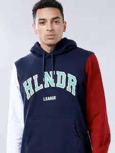 HIGHLANDER Men Printed Hooded Sweatshirt