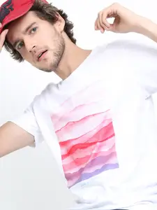 HIGHLANDER Men Printed Slim Fit T-shirt