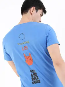 HIGHLANDER Men Printed Slim Fit T-shirt