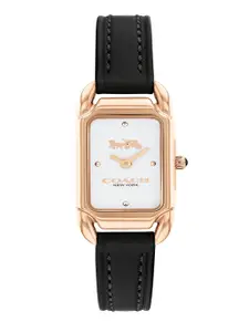 Coach Women Cadie Dial & Leather Straps Analogue Watch 14504027