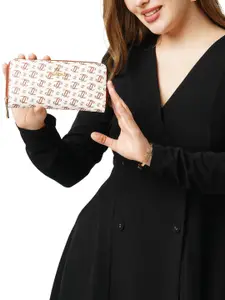 Lavie Women Sacy Monogram LL Print large Zip around Wallet