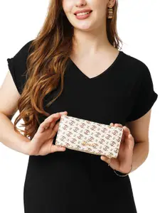 Lavie Women Safain Monogram LL Print Bifold Wallet