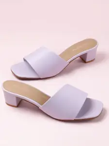 DressBerry Open Toe Block Heel