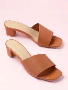 DressBerry Open Toe Block Heel