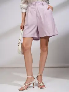 Tokyo Talkies Women High-Rise Shorts