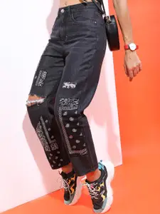 Tokyo Talkies Women Wide Leg Stretchable Jeans