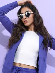 Tokyo Talkies Women Hooded Sweatshirt