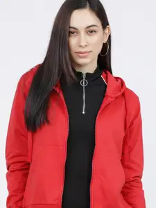 Tokyo Talkies Women Hooded Sweatshirt