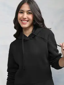 Tokyo Talkies Women Hooded Sweatshirt