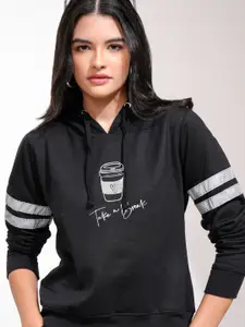 Tokyo Talkies Women Hooded Sweatshirt