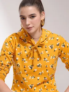 Tokyo Talkies Women Hooded Sweatshirt