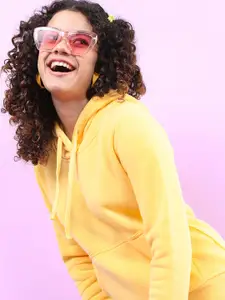 Tokyo Talkies Women Hooded Sweatshirt