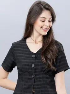 Tokyo Talkies Checked Top