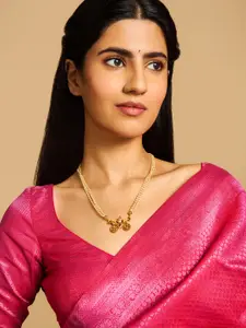 Kushal's Fashion Jewellery Gold-Plated Antique Necklace