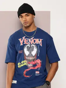 Kook N Keech Pure Cotton Venom Printed Oversized T-shirt