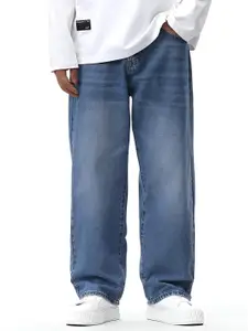 Ben Martin Men Jean Straight Fit High-Rise Light Fade Stretchable Jeans