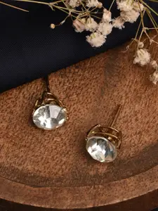 XPNSV Gold Plated Swarovski Crystal Studs