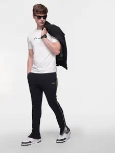 FCUK Men Solid Regular Fit Track Pants