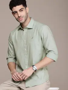 Nautica Men Smart Slim Fit Pure Cotton Casual Shirt