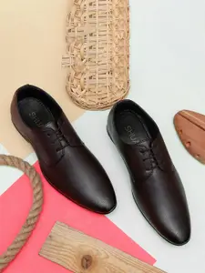 SHUAN Men Lace-Up Formal Derbys