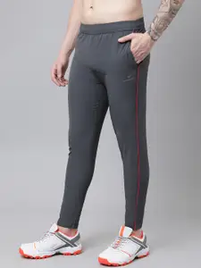 Dpassion Men Mid-Rise Rapid-Dry Running Track Pants