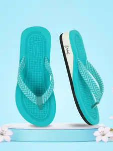 DASHNY Women Rubber Slip-On  Flip Flops
