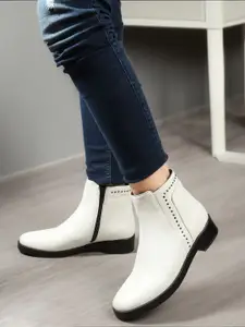 ELLE Women Block Heeled Regular Boots