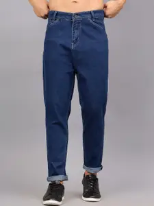 Ben Martin Men Carrot Tapered Fit High-Rise Stretchable Jeans