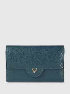 Allen Solly Women Geometric Textured Three Fold Wallet