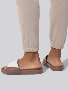 NEEMANS Men Colourblocked Synthetic Sliders