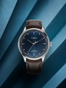 Timex Men Leather Straps Analogue Watch TWTG65SMU23