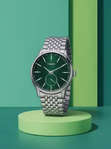 Timex Men Stainless Steel Bracelet Style Straps Analogue Watch TWTG65SMU27