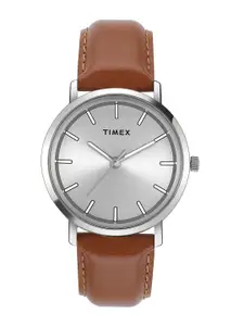 Timex Men Leather Straps Analogue Watch TWHG53SMU01