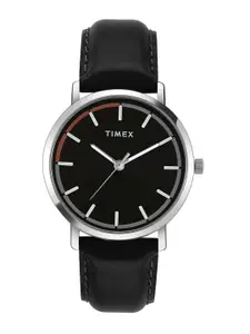 Timex Men Leather Straps Analogue Watch TWHG53SMU02
