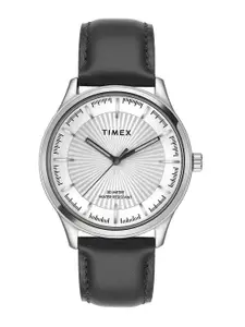 Timex Men Leather Straps Analogue Watch TWTG65SMU24