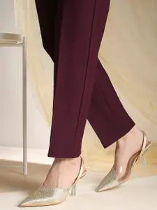 Inc 5 Embellished Stiletto Pumps with Laser Cuts