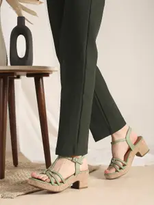 Inc 5 Square Toe Platform Sandals