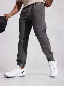 WROGN Men Washed Effect Joggers