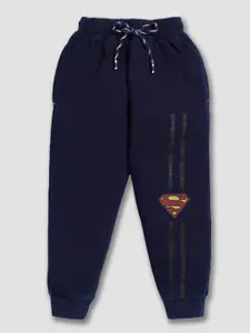 Here&Now X Denikid Boys Superman Printed Cotton Joggers