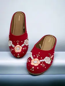 Anouk Women Embellished Mules Flats