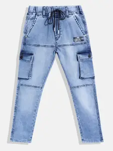 Monte Carlo Boys Jogger-fashion Wash Effect Jeans