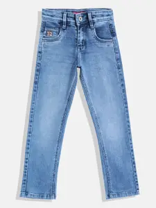 Monte Carlo Boys Light Fade Straight Fit Stretchable Jeans